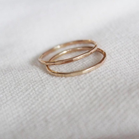 Gold Filled Stacking Rings - Picture 4 of 6